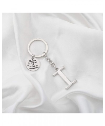 Initial Keychain Alphabet Initial Letter Key Ring Pendant Inspiration Gifts Initial I $10.02 Pendants