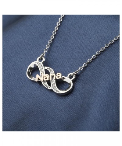 Nana Gift Grandma Gift from Grandkids Nana Necklace Mothers Day Jewelry Nana Infinity Necklace Nana $10.58 Necklaces