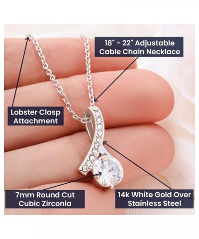 Stem Cell Donor Gift Ribbon Pendant Necklace Standard Box $38.23 Necklaces