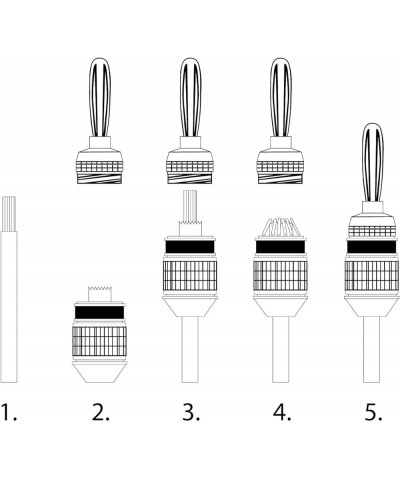 Strike Banana Plugs (14-Pair) + Deadbolt Banana Plugs (12-Pairs) | Speaker Plugs Strike Banana Plugs + Plugs, SW-29863-12 14 ...