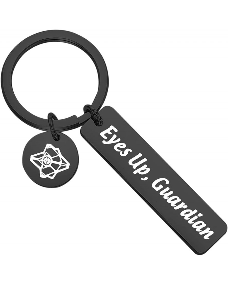 Eyes UP Guardian Keychain Destiny Fans Keychain Gift For Video Gamers Eyes Up Key Blk $10.39 Pendants