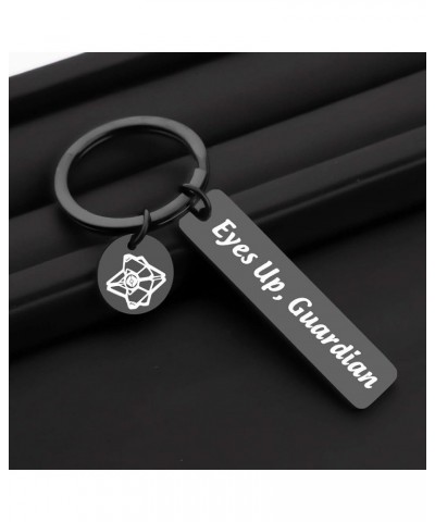 Eyes UP Guardian Keychain Destiny Fans Keychain Gift For Video Gamers Eyes Up Key Blk $10.39 Pendants