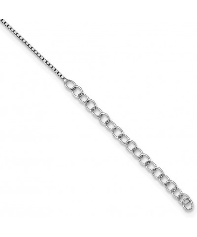 Black Diamond Figure 8 Necklace in Rhodium Plated Sterling Silver $74.87 Necklaces