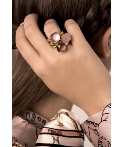 FIRENZE RING - GOLD Provence Lavender $30.10 Rings