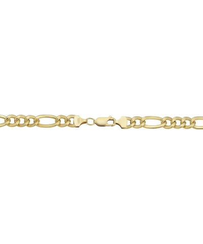 14k Yellow Gold Filled Solid Figaro Link Chain Necklace for Men and Women (3.3 mm, 4.2 mm, 5.2 mm, 6 mm, 7.8 mm or 8.6 mm) 30...