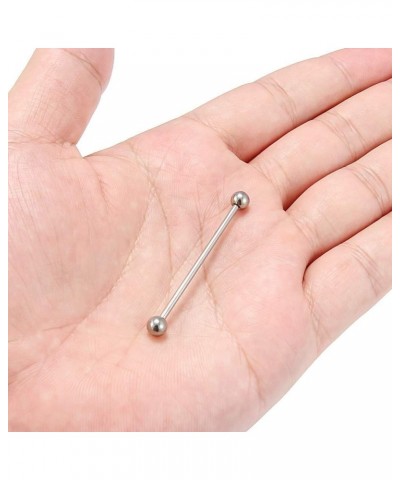 14 Gauge G23 Titanium Short Industrial Barbell Cartilage Earring Body Piercing 28mm 32mm 34mm 38mm Sold by Piece 38mm $7.79 B...