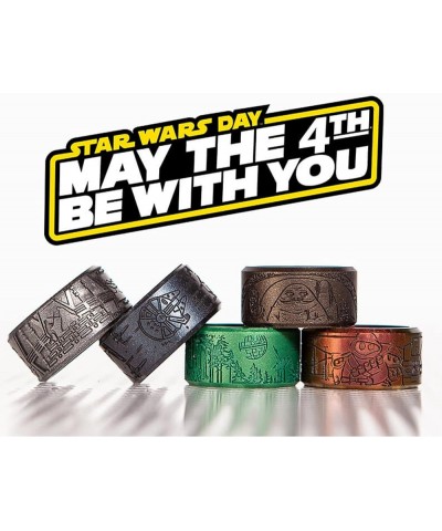 Star Wars Marquee Silicone Rings, Wide Ring Collection, Comfortable and Flexible Design Jabba's Palace 10 $28.59 Rings