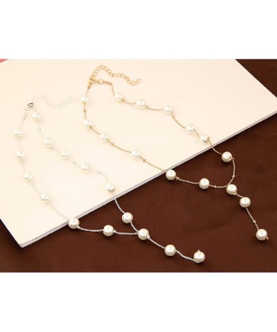 Faux Pearl Necklace Earring Bracelet Jewelry Set, Delicate and Classy Costume jewelry Favors Gold $7.14 Jewelry Sets