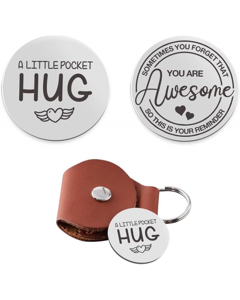 Going Away Gift Inspirational Pocket Hug Token Long Distance Relationship Gifts You Are Awsome $10.25 Pendants