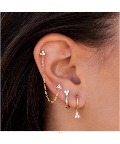 22pcs 18k Gold Plated Cartilage Earrings for Women and Girls,Multi-style,DIY Your Style 1-22pcs small earrings $9.53 Earrings