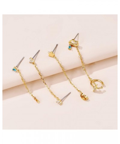 22pcs 18k Gold Plated Cartilage Earrings for Women and Girls,Multi-style,DIY Your Style 1-22pcs small earrings $9.53 Earrings