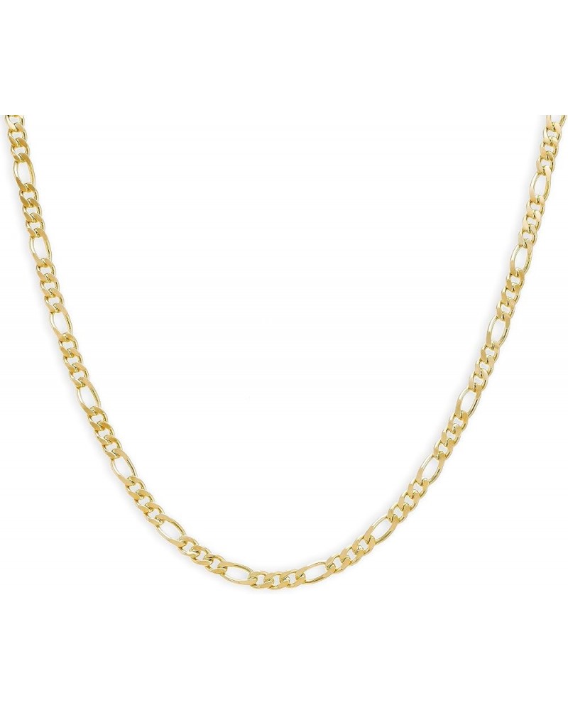 ADINA EDEN Italian Gold Chain Necklace, 14K Gold Filled Choker Necklace For Women | Cuban Link, Figaro, and Snake Herringbone...