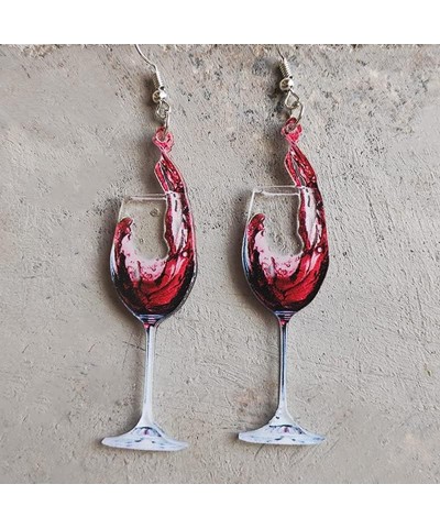 Creative Beer Mug Dangle Earrings Lovely Simulation Beer Bottle Beer Can Drop Earrings Red Wine Glass Earrings Whisky Earring...