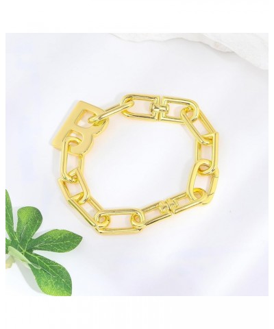 Gold Bracelets for Women 14K Gold Plated Retro Simple Figaro Chain Adjustable Bracelet for Women Men Gold $11.54 Bracelets