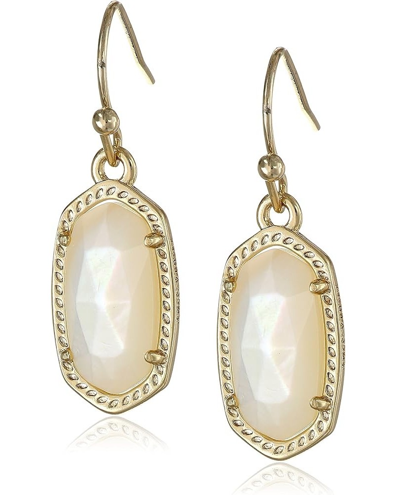 Lee Drop Earrings for Women Ivory Mother-of-Pearl/Gold plated $32.40 Earrings