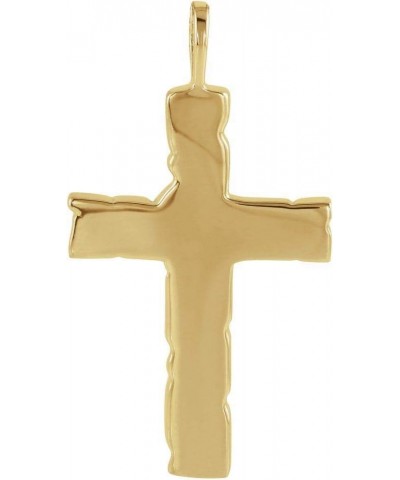 27x18mm Nugget Cross Crucifix Charm Pendant (27mm x 18mm) 27.00x18mm - 18k Yellow Gold $346.80 Pendants