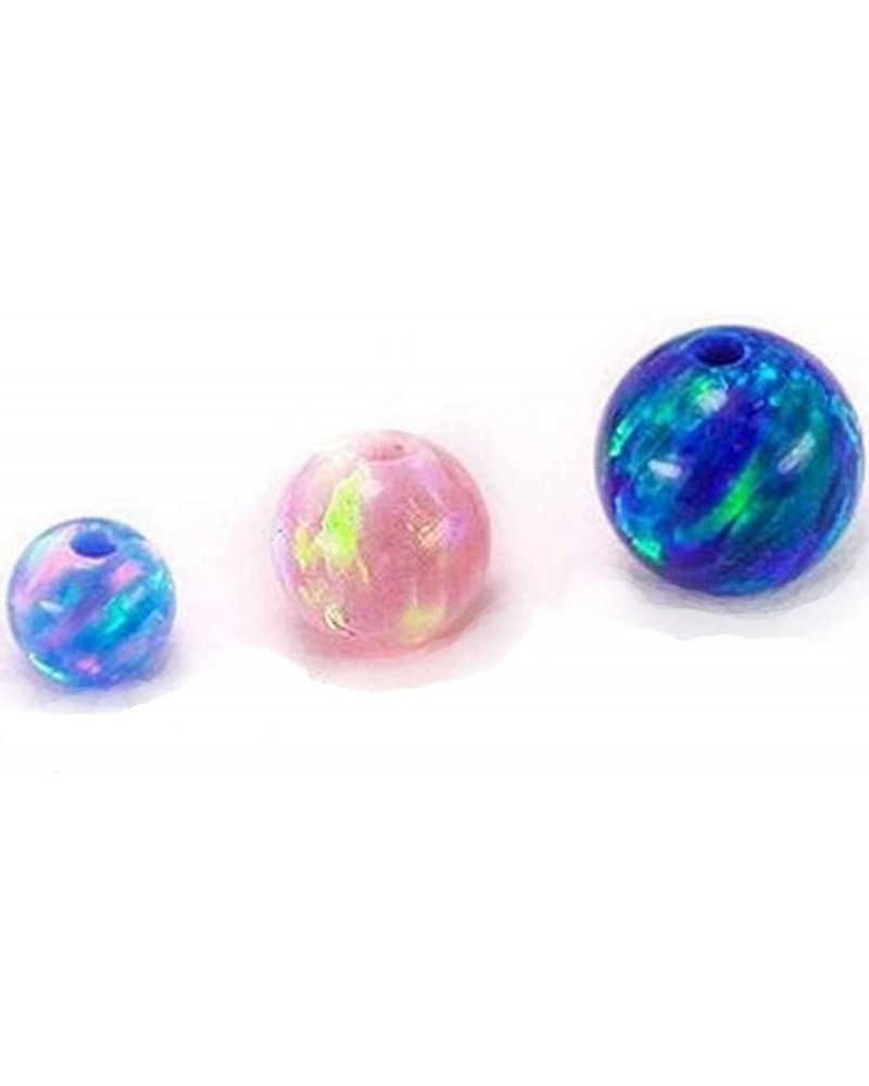 Opal Captive Bead - Price Per 1-5mm ~ 3/16" - Blue/Green (OP13) $6.23 Body Jewelry