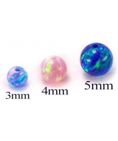 Opal Captive Bead - Price Per 1-5mm ~ 3/16" - Blue/Green (OP13) $6.23 Body Jewelry