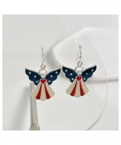 American Flag Earrings 4th of July Drop Dangle Earrings for Women Girls Independence Day Patriotic Earrings,Memorial Day Earr...