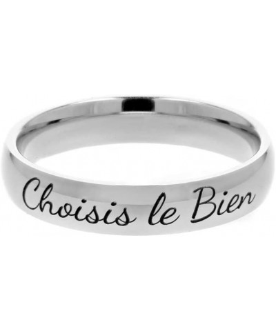 LDS CTR Ring - French Choose The Right Ring - Narrow Band $14.72 Rings