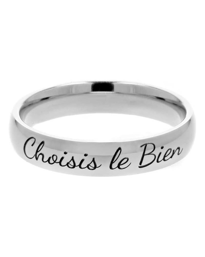 LDS CTR Ring - French Choose The Right Ring - Narrow Band $14.72 Rings