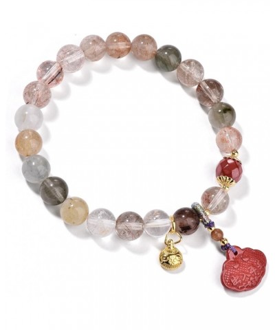 Natural Stone Beaded Bracelet for Women Cute Fancy Gemstone Bracelet Jewelry Gift A7 $16.51 Bracelets