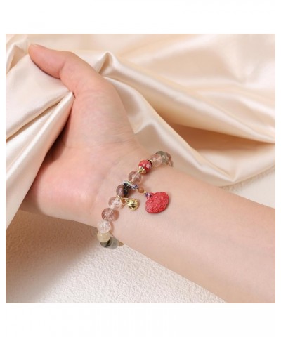 Natural Stone Beaded Bracelet for Women Cute Fancy Gemstone Bracelet Jewelry Gift A7 $16.51 Bracelets