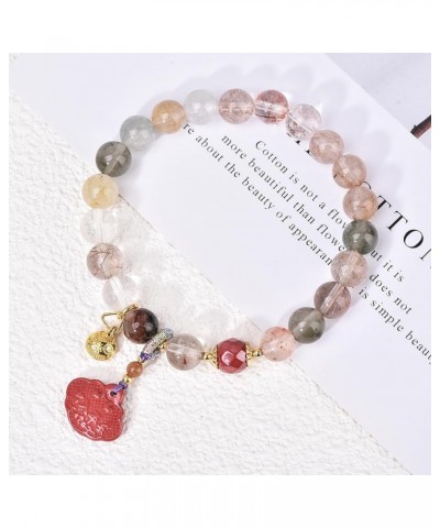 Natural Stone Beaded Bracelet for Women Cute Fancy Gemstone Bracelet Jewelry Gift A7 $16.51 Bracelets