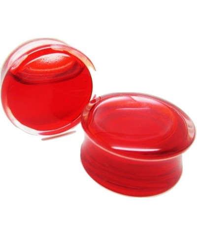 Liquid Blood Filled Ear Plugs - Double Flared - 8 Sizes - Pair 5/8" (16mm) $8.52 Body Jewelry