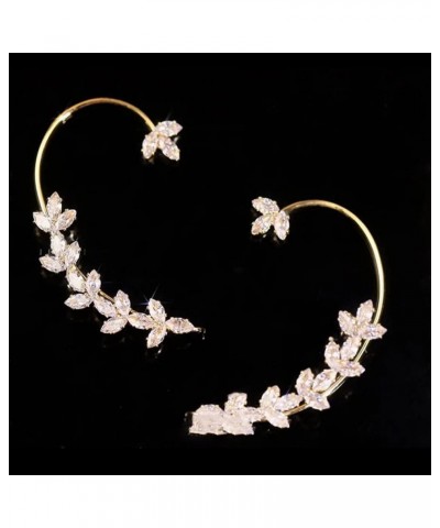 2PCS Earrings Hook Without Pierced Ear Bone Clip Ear Clip (Golden Ear Clips) Golden Ear Clips $11.79 Earrings