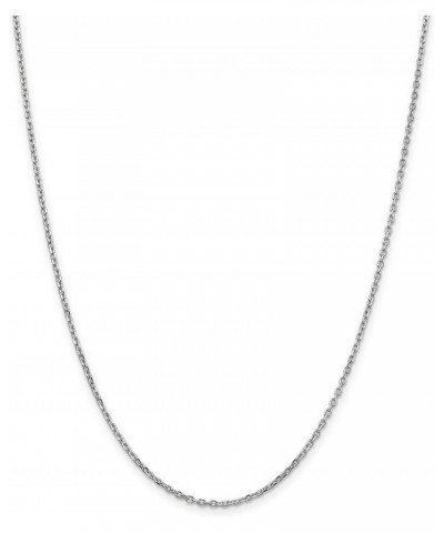 10k White Gold Diamond-Cut Cable Chain Necklace 18.0 Inches 1.8 mm $52.54 Necklaces