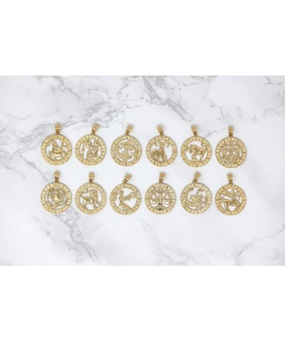 14k Yellow Gold Zodiac Pendant Necklace 22.0 Inches Scorpio $92.39 Necklaces