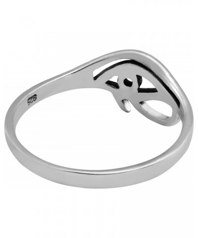 Mystical Eye of Ra Protective Symbol .925 Sterling Silver Band Ring $10.11 Rings