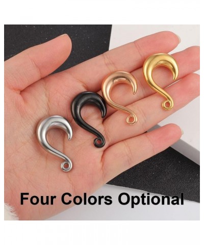 3 Pairs DIY Ear Weight Hook for Ear Piercing Jewelry Stainless Steel Plugs Dangle Ear Pierced Expander Gauge 06mm-2g DIY Ear ...