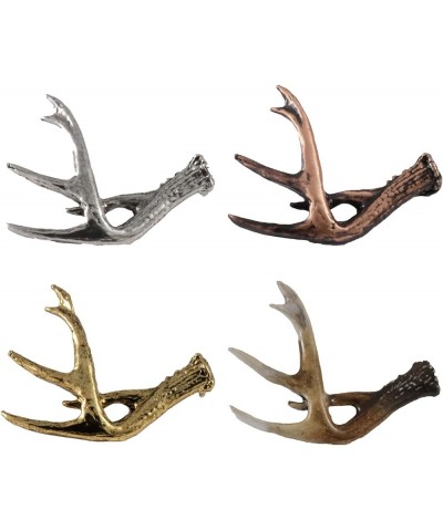 Handcrafted Deer and Elk Pins for Hunting Enthusiasts - Antler Shed, Bugling, Mule, Whitetail, Blacktail - Pewter, Copper, Go...