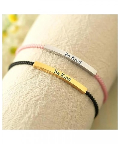 Be Kind of a Bitch Bracelet, Adjustable Hand Braided Wrap Bracelet for Women Jewelry Gifts Bracelet Rose Gold Black $9.71 Bra...