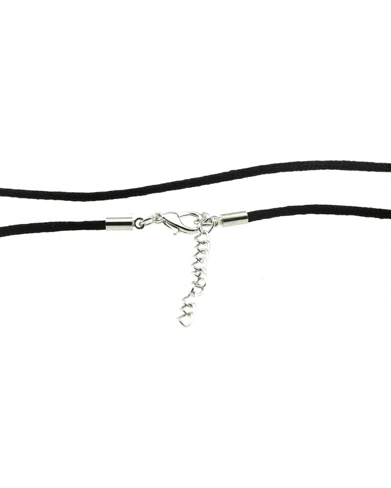 Silk Satin Cord Rope Necklace Chain with Hypoallergenic Clasp - 14" 16" 18" 20" 22" 24" 26" 28 26 Inches $8.15 Necklaces