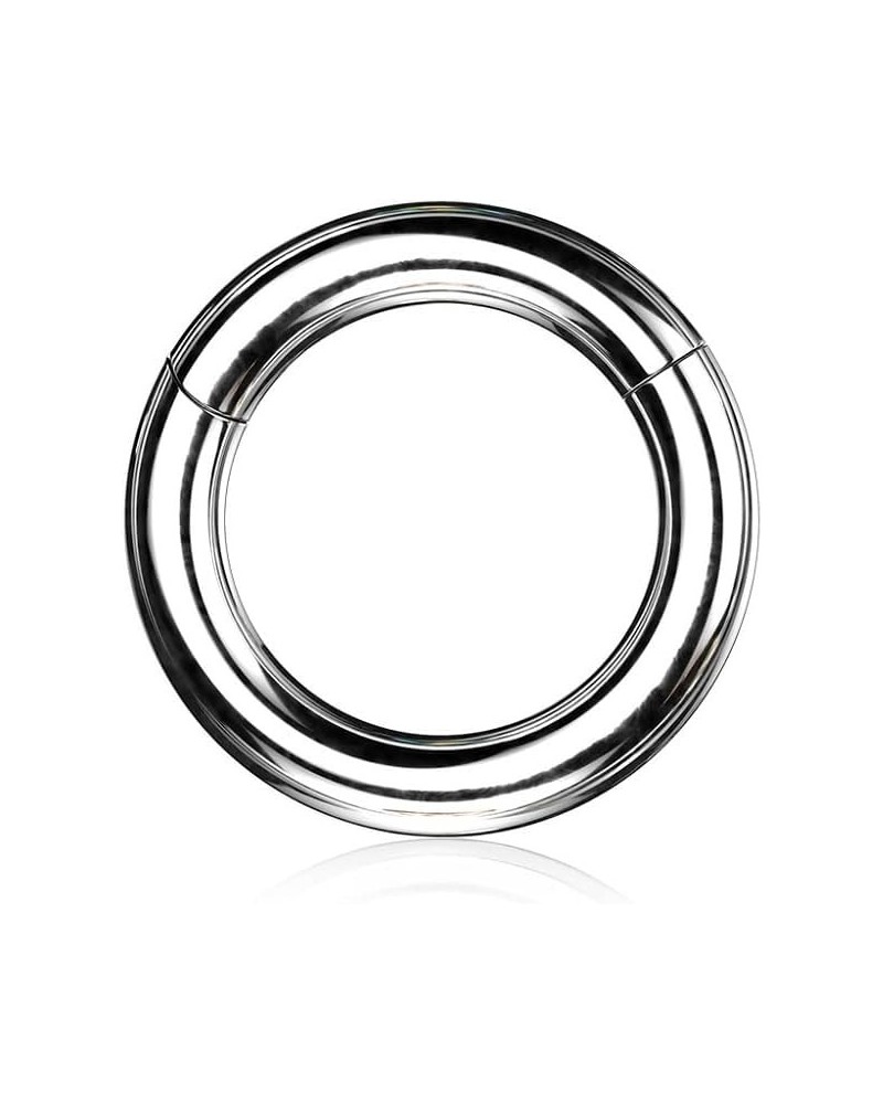 8GA-2GA Large Gauge 316L Stainless Steel Hinged Segment Clicker Ring Gauge: 5mm (4GA) / Diameter: 14mm (9/16") $8.95 Body Jew...