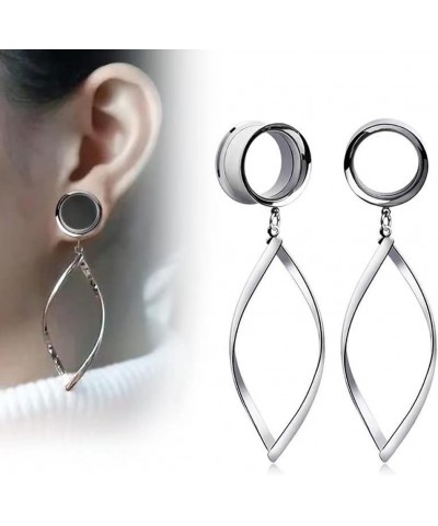 2PCS Fashion Gauges for Ears Double Flared Tunnels Dangle Expander Stretchers Earrings 2g to 1 inch. 12mm $10.56 Body Jewelry