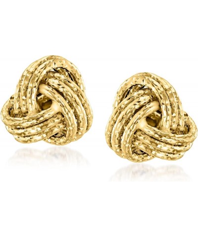 Italian 14kt Yellow Gold Love Knot Jewelry Set: Necklace and Stud Earrings 20.0 Inches $96.00 Jewelry Sets