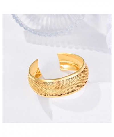 Arab Middle East Dubai Fashion Gold Color Plus Size Bangles Bracelets for Larger Wrist Wedding Jewelry Gifts for Women XQ470 ...