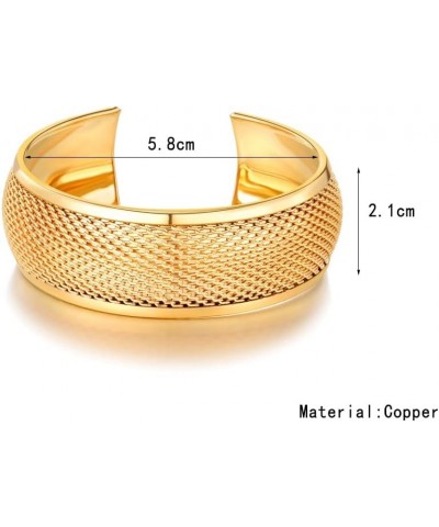 Arab Middle East Dubai Fashion Gold Color Plus Size Bangles Bracelets for Larger Wrist Wedding Jewelry Gifts for Women XQ470 ...