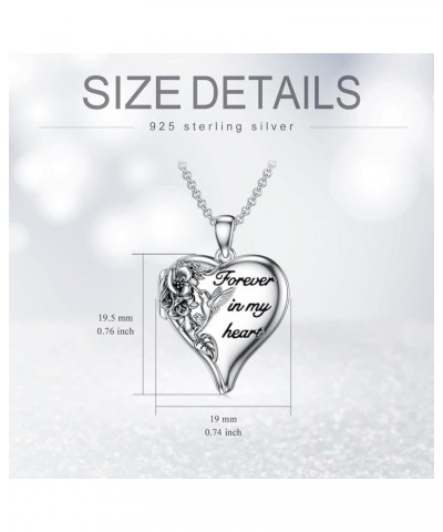 Personalized Heart Locket Necklace S925 Sterling Silver Oxidation Rose Hummingbird Dandelion That Holds Pictures Photo Keep M...