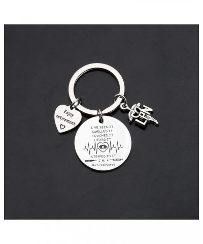 Retirement Gift Nursing Keychain I 'M A Retired Nurse Keychain Enjoy Retirement Gift for Nurse RN NP LVN LPN BSN Lpn $8.66 Pe...