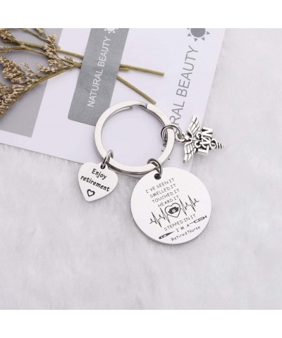 Retirement Gift Nursing Keychain I 'M A Retired Nurse Keychain Enjoy Retirement Gift for Nurse RN NP LVN LPN BSN Lpn $8.66 Pe...