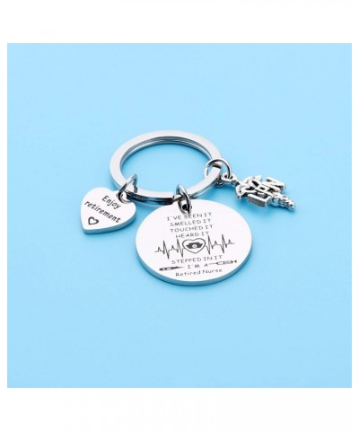 Retirement Gift Nursing Keychain I 'M A Retired Nurse Keychain Enjoy Retirement Gift for Nurse RN NP LVN LPN BSN Lpn $8.66 Pe...