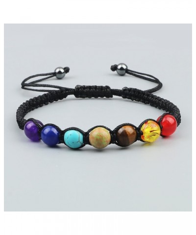 Stretch Beaded Statement Bracelet for Women Nylon Wire Beaded Bracelet Cuff Bangles- Strand Bracelets 4-A $6.84 Bracelets