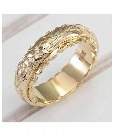 Ring Set Stainless Steel Flower gold sliver Wedding Elegant Jewelry 925 Rings and Silver Rings (Silver, 8) Gold 11 $5.81 Rings