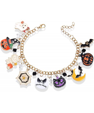 Halloween Charm Bracelet Horror Scream Movie Merchandise Christmas Link Bracelet for Women Nightmare Bracelet A $10.02 Bracelets