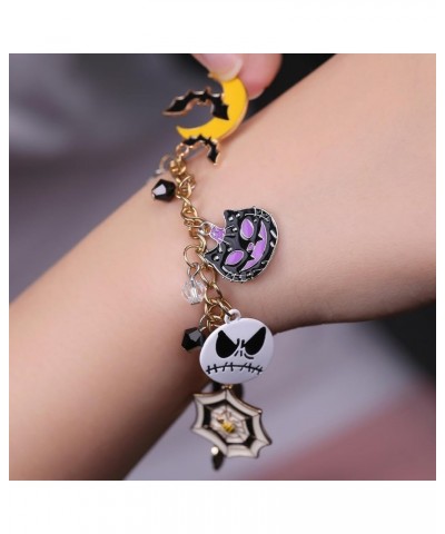 Halloween Charm Bracelet Horror Scream Movie Merchandise Christmas Link Bracelet for Women Nightmare Bracelet A $10.02 Bracelets